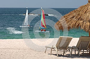 Catamaran Beach scene