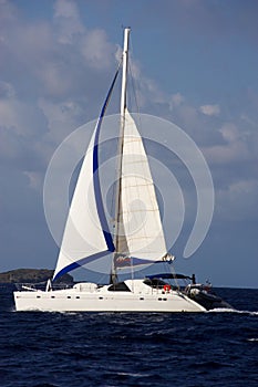 Catamaran in the caribbeans