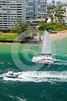 Catamaran in Fort Lauderdale, Florida