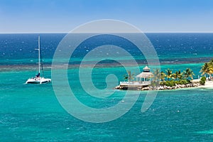 Catamaran in Ocho Rios, Jamaica