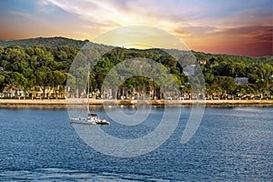 Catamaran Off Coast of St Croix