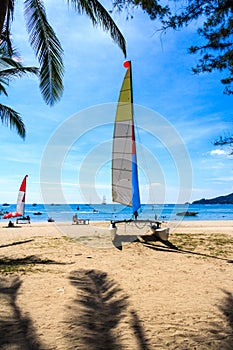 Catamaran on Patong beach