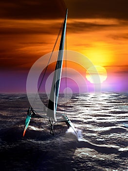 Catamaran race