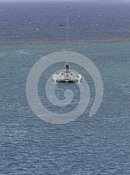 Catamaran Sailing in the Caribbean