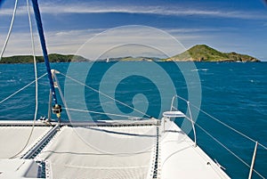 Catamaran sea view photo