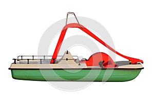 Catamaran with slide