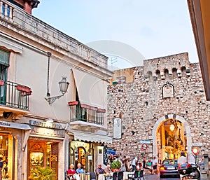 The Catania Gate in Taormina