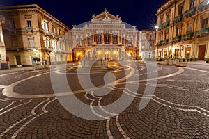 Catania. Theater Massimo Bellini.