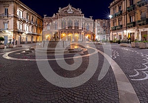 Catania. Theater Massimo Bellini.