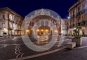 Catania. Theater Massimo Bellini.