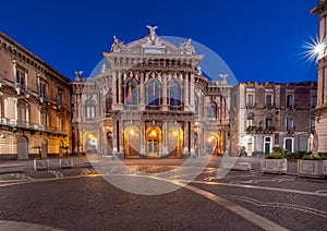 Catania. Theater Massimo Bellini.