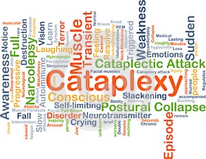 Cataplexy background concept