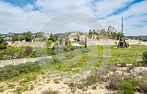 Catapult in Les Baux-de-provence, France