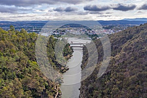 Cataract Gorge Reserve at Launceston in Tasmania, Australia