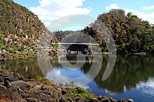 Cataract Gorge in Tasmania.