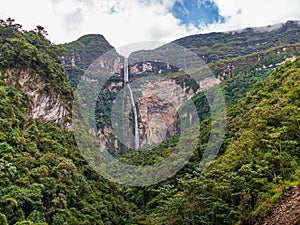 Catarata de Gocta, one of the highest waterfalls in the world photo