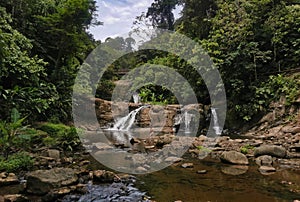 Cataratas Bribri. Limon, Costa Rica. photo