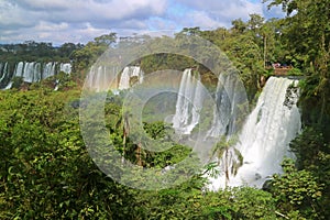 Cataratas del Iguazu or Iguazu Falls at Argentinian side, UNESCO World Heritage in Puerto Iguazu, Argentina photo