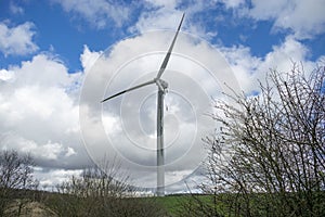 Catastrophic Failure, High Winds Damage Wind Turbine