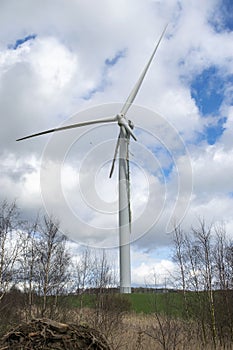 Catastrophic Failure, High Winds Damage Wind Turbine