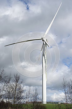 Catastrophic Failure, High Winds Damage Wind Turbine