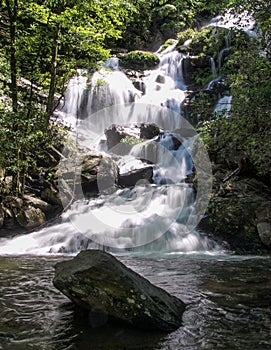 Catawba Falls in Pisgah National Forest