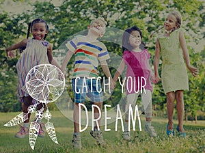 Catch Dream Believe Aspiration Motivation Concept