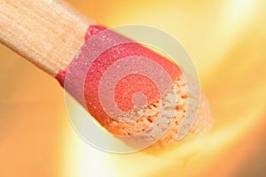 Matchstick Catching fire