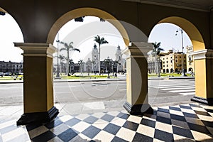 Catedral BasÃÂ­lica de Lima en Plaza Mayor, Lima, photo