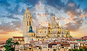 Catedral de Santa Maria de Segovia, Castilla y Leon, Spain photo