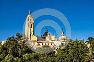 Catedral de Santa Maria de Segovia at Segovia, Castilla y Leon, Spain photo