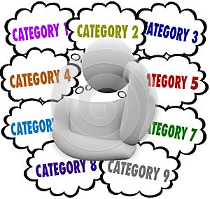 Category Organize Thoughts Thinker Managing Ideas Tasks Jobs photo