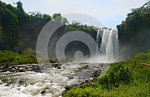 Catemaco waterfall, Veracruz, Mexico photo
