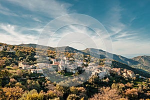 Cateri village in the Balagne region of Corsica