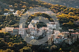 Cateri village in the Balagne region of Corsica