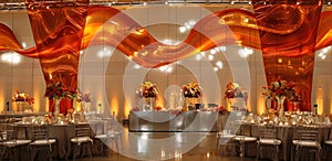 catering companies light gray and dark amber