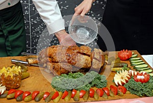Catering food