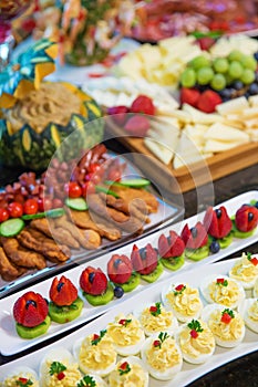 Catering food