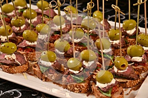 Catering party food