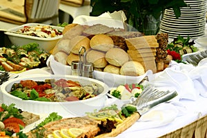 Catering's food