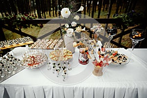 Catering service with delicious food