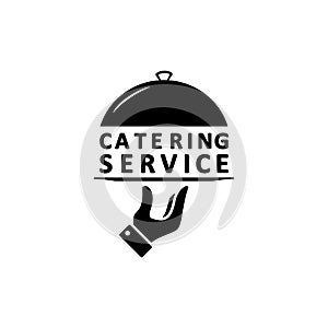 Catering service logo. Vector on isolated white background. EPS 10