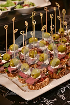 Catering snacks