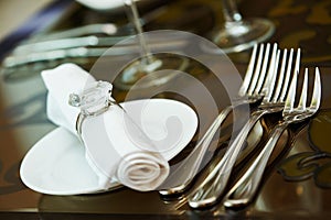 Catering table set