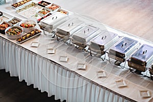 Catering wedding buffet events