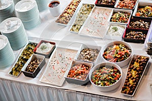 Catering wedding buffet events