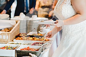 Catering wedding buffet events