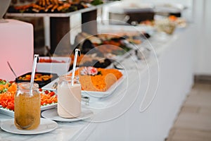 Catering wedding buffet events