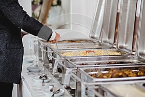 Catering wedding buffet events