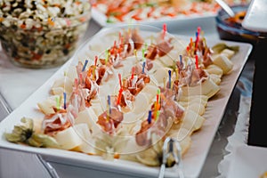 Catering wedding buffet events